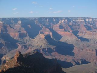 Many tourists would go visit the Grand Canyon without leaving the South Rim.  But they still can get a beautiful view.
