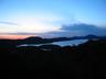 sunset over Lemones Lake -- a view you can't get until you climb high